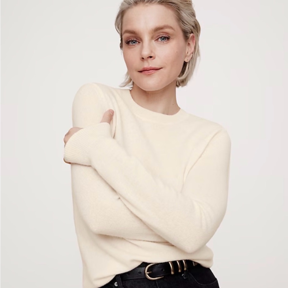 Banana Republic | Lightweight Cashmere Crew Neck Sweater | Sz M